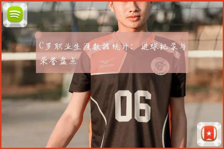 C罗职业生涯数据统计：进球纪录与荣誉盘点